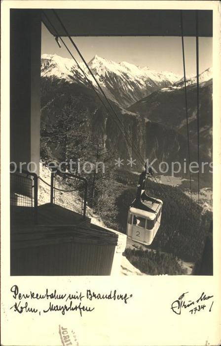 Seilbahn Penken Mayrhofen Brandberg Tirol