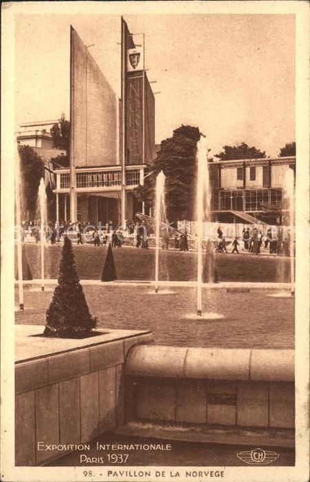Exposition Internationale Paris 1937 Pavillon de la Norvege