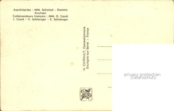 Exposition Internationale Paris 1937 Pavillon de la Norvege – Bild 2