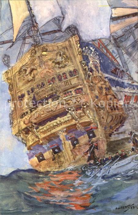 Kuenstlerkarte A. Sebillet Soleil Royal Epoque Louis X