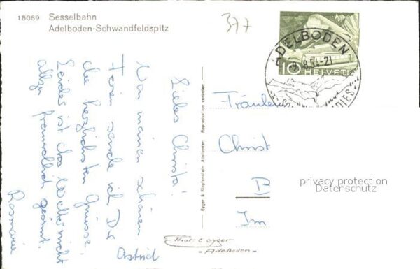 Sessellift Adelboden-Schwandfeldspitz – Bild 2