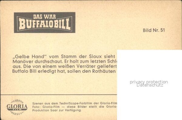 Kino Film Das war Buffalo Bill Soldaten Bild Nr. – Bild 2
