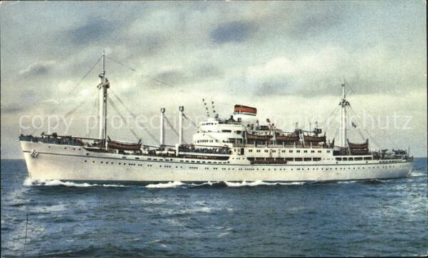 Schiffe Ships Navires Mn. Amerigo Vespucci Mn. Antoniotto Uso