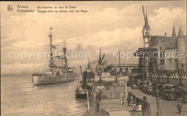 Marine Anvers torpilleur Steen