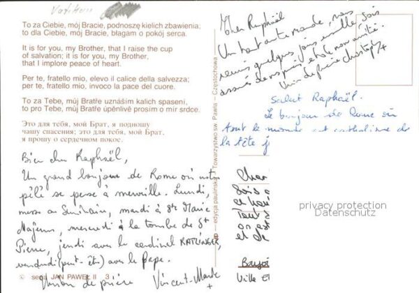 Papst Jan Pawel II Johannes Paul II. Gebet – Bild 2