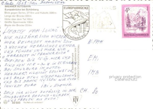 Autobahn Brenner Europabrücke Schöneberg – Bild 2