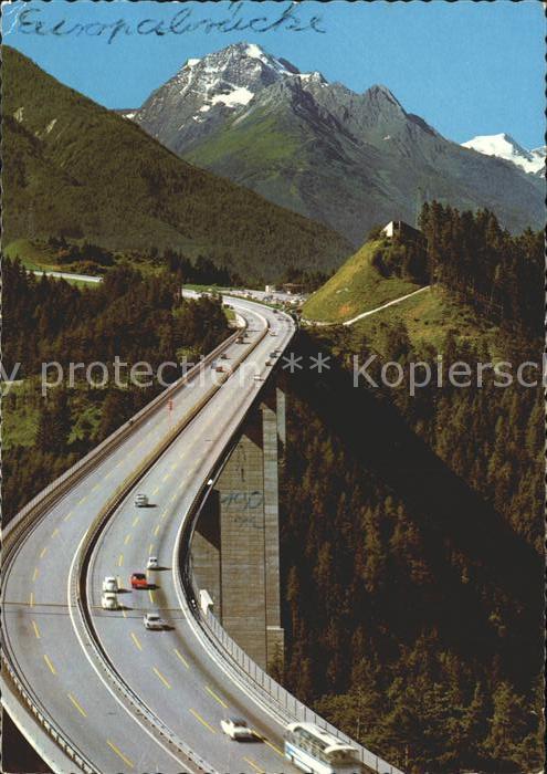 Autobahn Brenner Europabrücke Schönberg Habicht