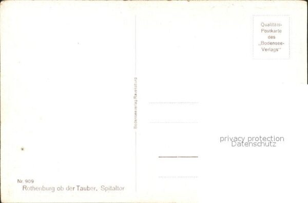 Marschall Vinzenz Rothenburg ob der Tauber Spitaltor Nr. – Bild 2