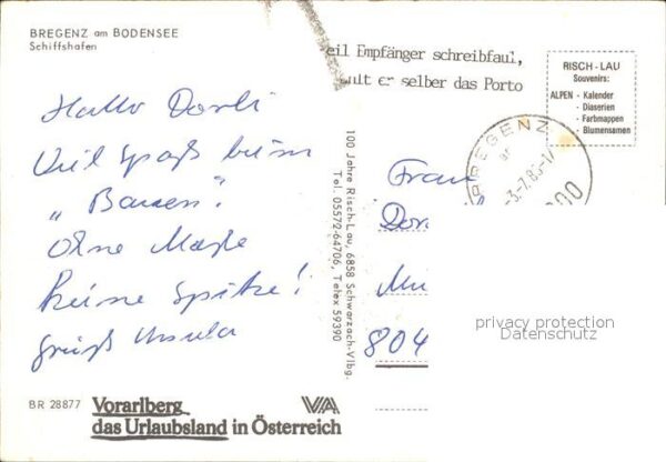 Schiffe Ships Navires Bregenz Schiffshafen – Bild 2