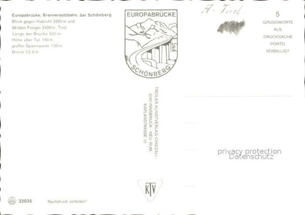 Autobahn Brenner Schönberg Europabrücke Habicht – Bild 2