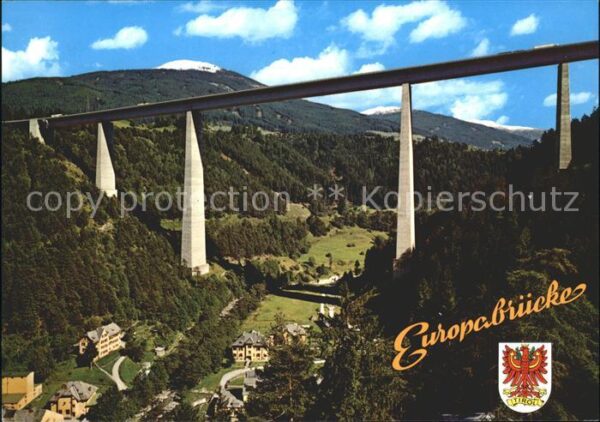 Bruecken Bauwerke Europabrücke Brennerautobahn Tirol