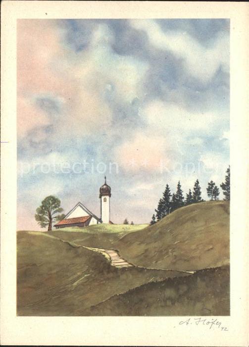 Kuenstlerkarte A. Höfer Aus der Ostmark Nr. 32/14