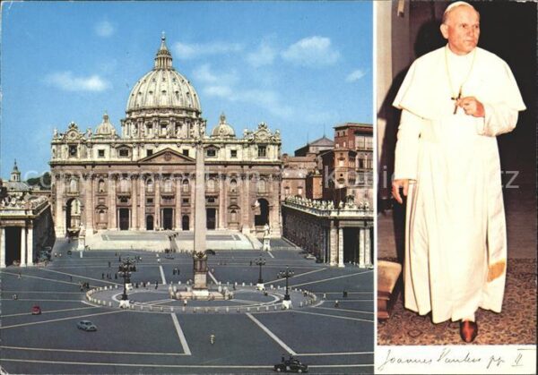 Papst Joannes Paulus pp II Piazza S. Pietro B