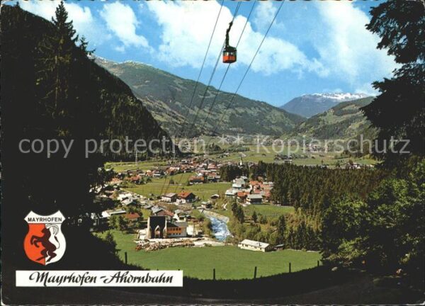 Seilbahn Mayrhofen-Ahornbahn Zillertal Tirol