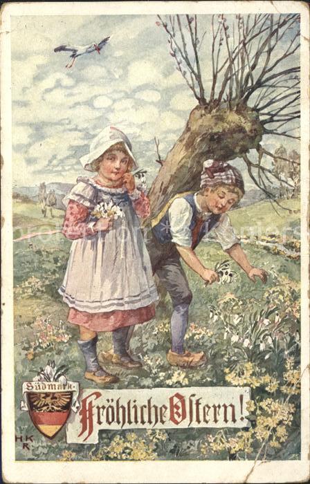 BDD Suedmark Nr. 107 Hans Kaufmann Ostern Kinder Sto