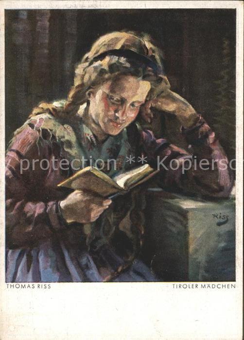 Riss Thomas Tiroler Mädchen Buch lesen Nr. 20/1465