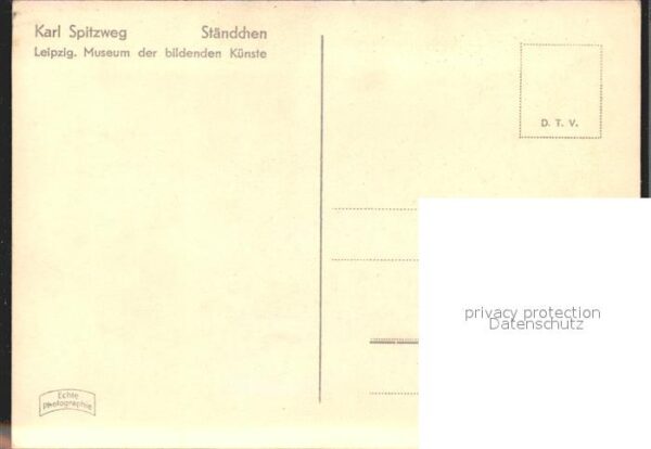 Spitzweg Carl Ständchen Leipzig Museum – Bild 2