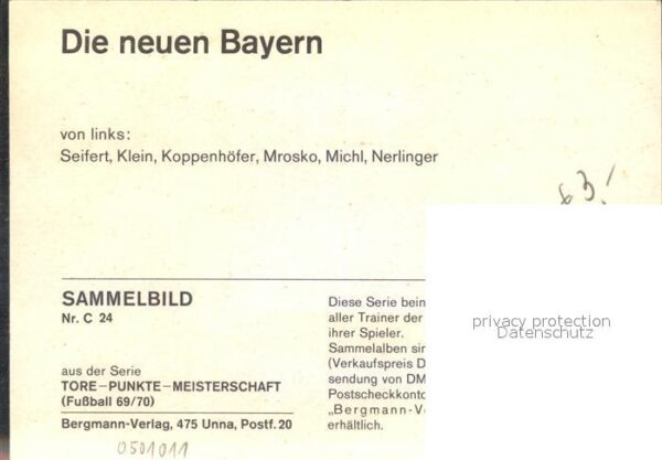 Fussball Die neuen Bayern Seifert Klein Koppenhö – Bild 2