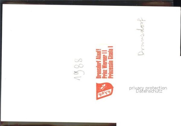 Karneval Fasnacht Prinz Werner II. Prinzessin Gisela I. D – Bild 2