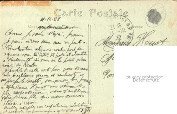 Constantine Algerien Pont Sidi Rached Stempel auf AK – Bild 2