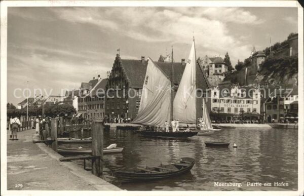 Meersburg Bodensee Hafenpartie