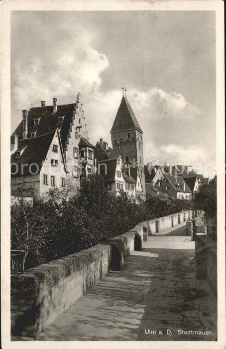 Ulm Donau Stadtmauer