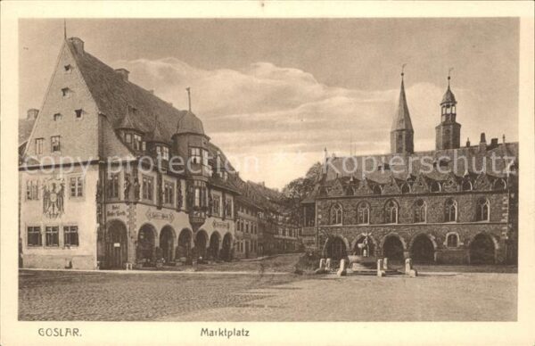 Goslar Marktplatz Rathaus