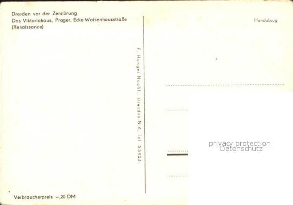 Dresden Viktoriahaus Prager Ecke Waisenhausstra – Bild 2