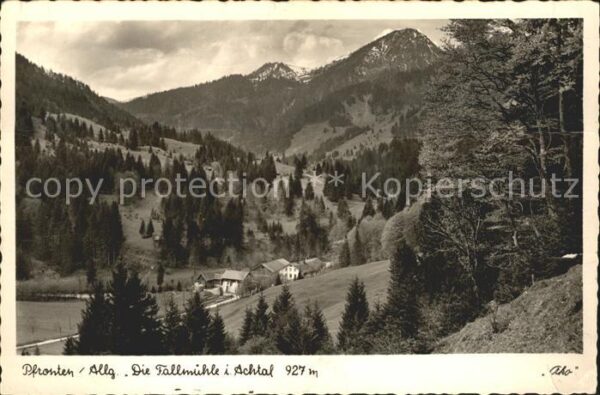 Pfronten Fallmühle im Aichtal mit Schönkahler