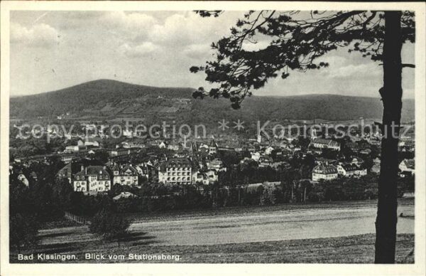 Bad Kissingen Blick vom Stationsberg