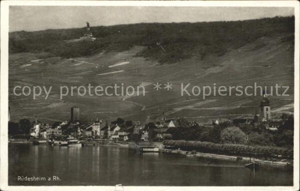 Ruedesheim Rhein Ortsansicht