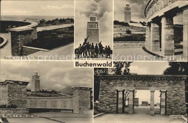 Buchenwald Weimar Mahn und Gedenkstätte Ringgrab Eingang