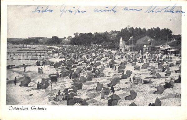 Groemitz Ostseebad Strandpartie