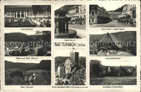 Bad Teinach-Zavelstein Wandelhalle Hotel Hirsch Lautenbachhof