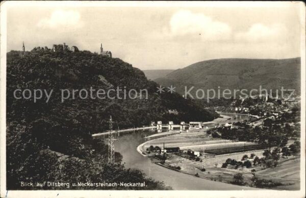 Dilsberg mit Neckarsteinach und Neckartal