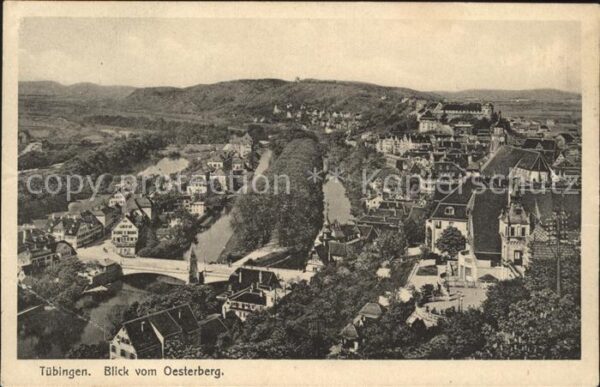 Tuebingen Blick vom Oesterberg