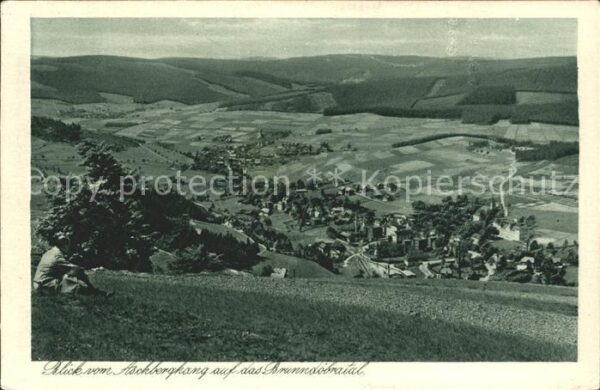 Brunndoebra Blick vom Aschberghang auf Brunndöbrata