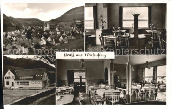 Wiesensteig Ortsansicht Gasthof Pension zum Fils_ur