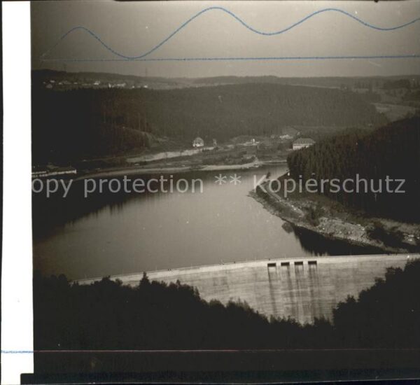 Seebrugg am Schluchsee mit Staumauer Fliegeraufn