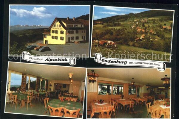 Endenburg Berggasthof Alpenblick Teilansicht