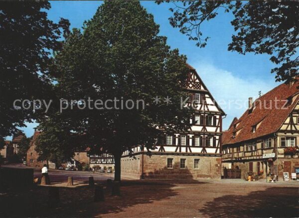Maulbronn Klosterhof Fachwerkhäuser