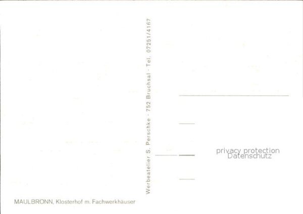 Maulbronn Klosterhof Fachwerkhäuser – Bild 2
