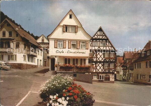 Bad Teinach-Zavelstein Dorfpartie Cafe Conditorei