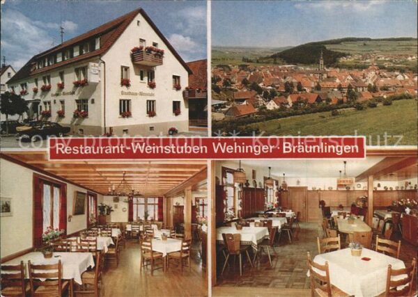 Braeunlingen Panorama Restaurant Weinstuben Wehinger