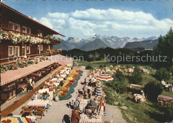 Sonthofen Oberallgaeu Alpen Moor und Kneippbad Sonnenalp Terr