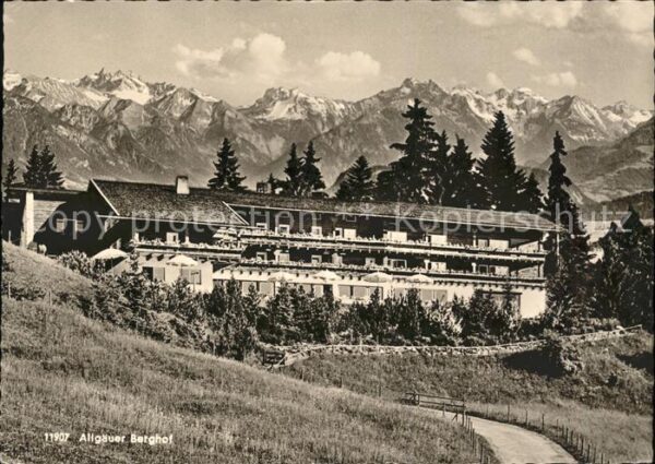 Sonthofen Oberallgaeu Allgäuer Berghof im Hörnergebiet