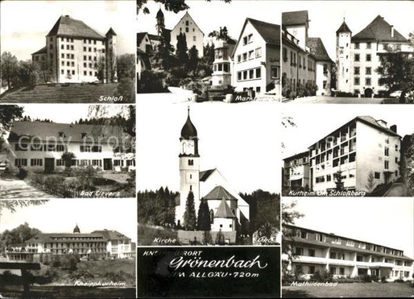 Groenenbach Bad Schloss Markt Bad Clevers Kirche Kurhei