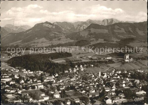 Sonthofen Oberallgaeu Totalansicht