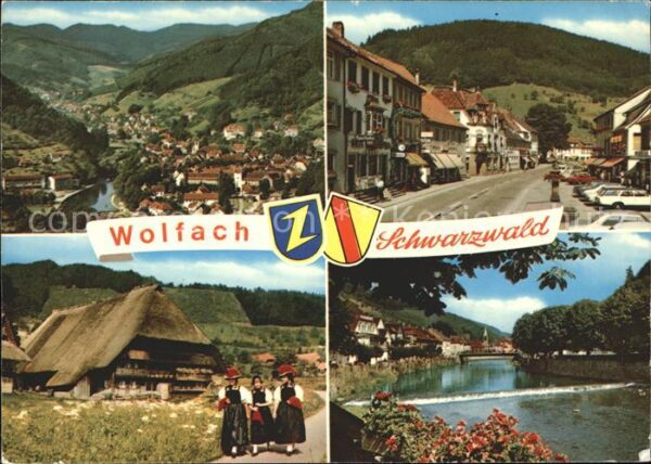 Wolfach Totalansicht Strassenpartie Schwarzwald