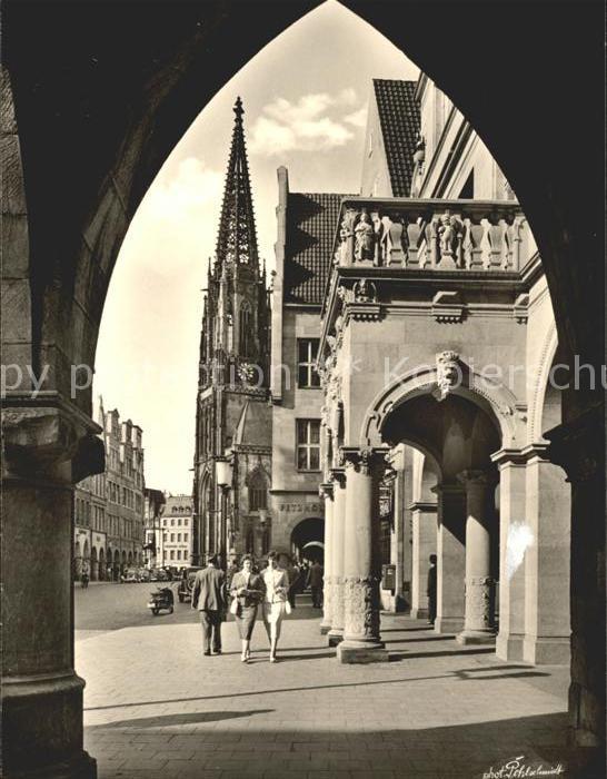 Muenster Westfalen Prinzipalmarkt Stadtweinhausbogen